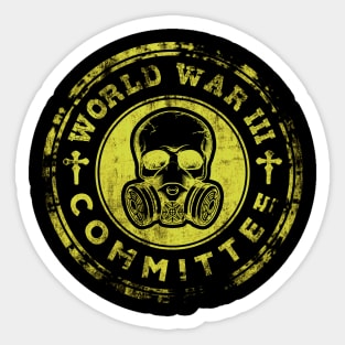 World War 3 Committee Sticker